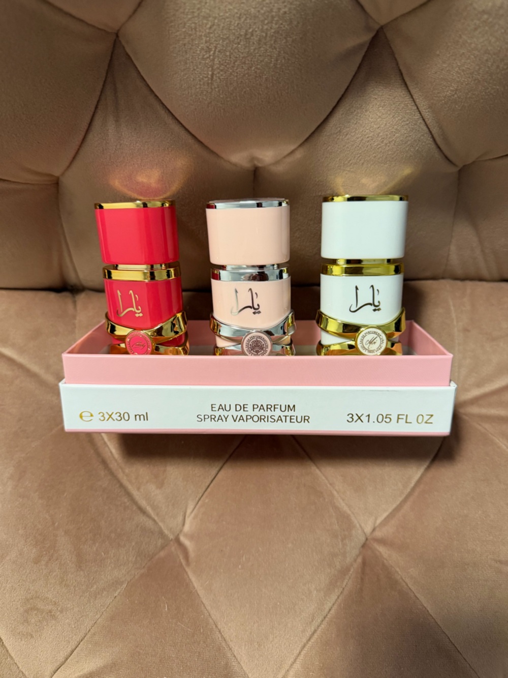 Luxury Trio Eau de Parfum Gift Set - Red, Blush, White